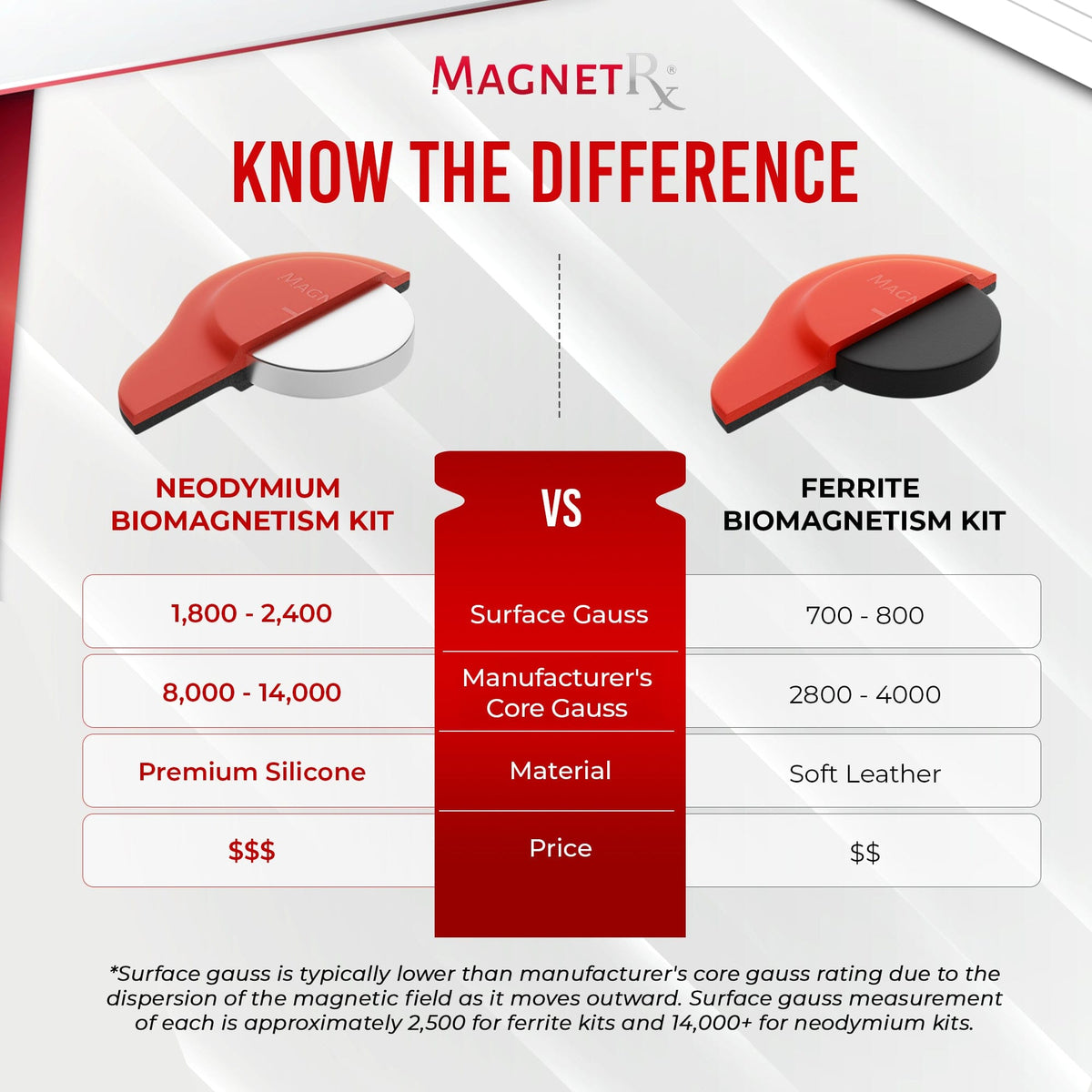 Biomagnetic Therapy Magnet Set — Neodymium & Silicone (2 Large Magnets)
