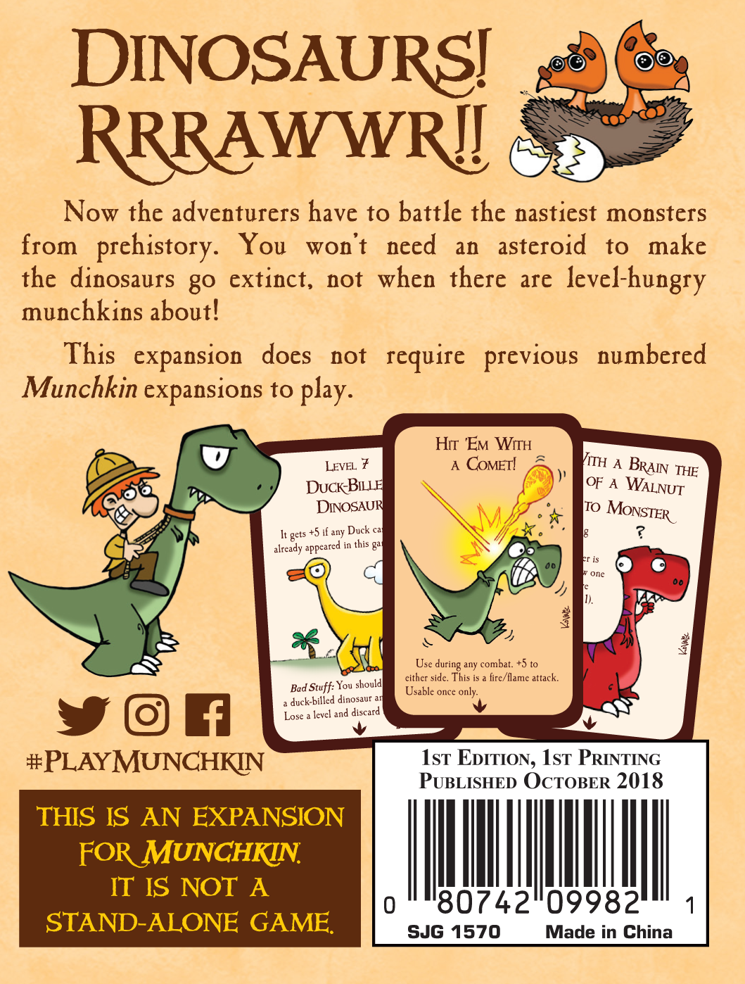 Munchkin 9: Jurassic Snark