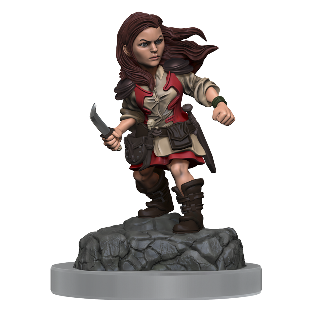 D&D: Nolzur's Marvelous Miniatures - Halfling Rogue Female