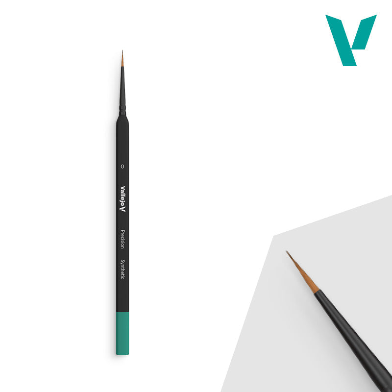 Vallejo Hobby Brushes: Precision - Synthetic - Size 0
