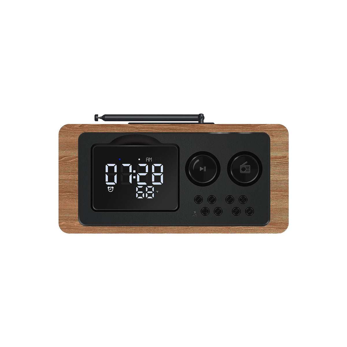 Fuse Zide Vintage Retro Radio with Alarm Clock